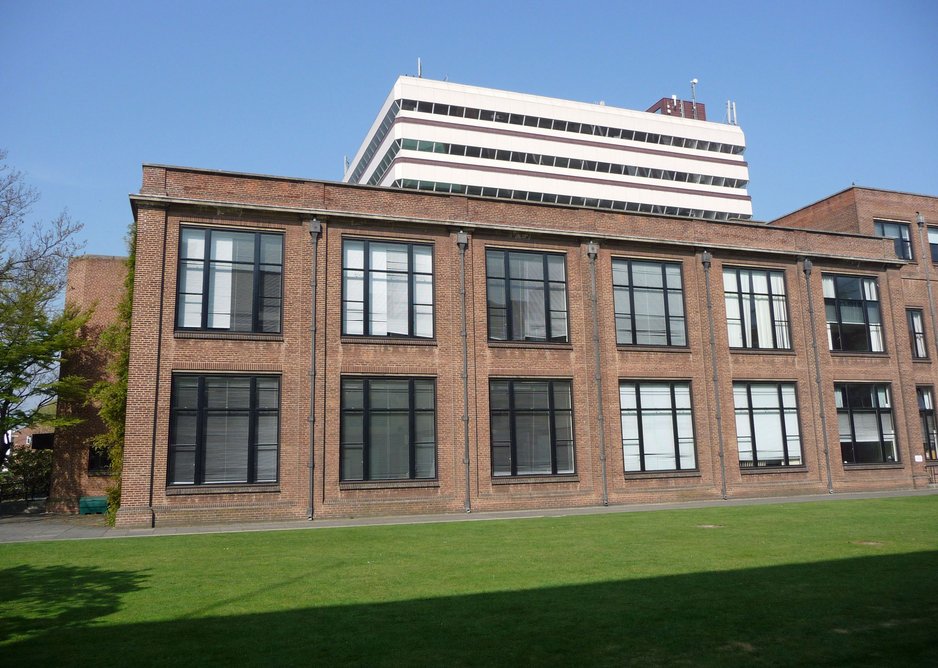 Larkin's first library building by Forsyth & Partners 1955-59.