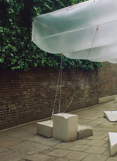 Air & Stone, Temporary Shelter, Clerkenwell Design Week, London, 2022.