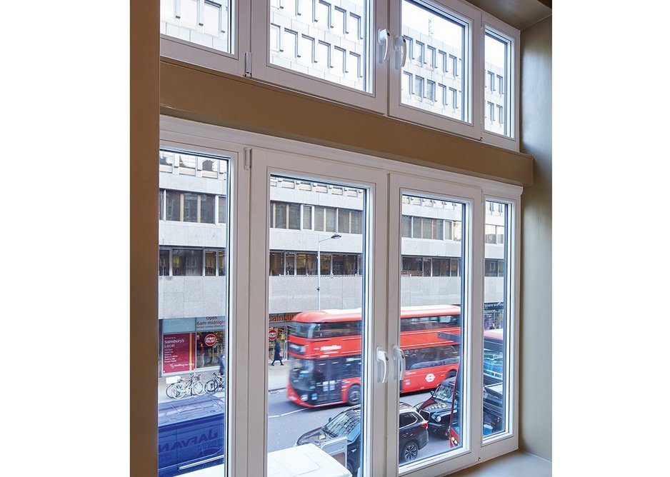 High Performance window in Room 109 of the Radisson Blu Edwardian Grafton Hotel, Tottenham Court Road.