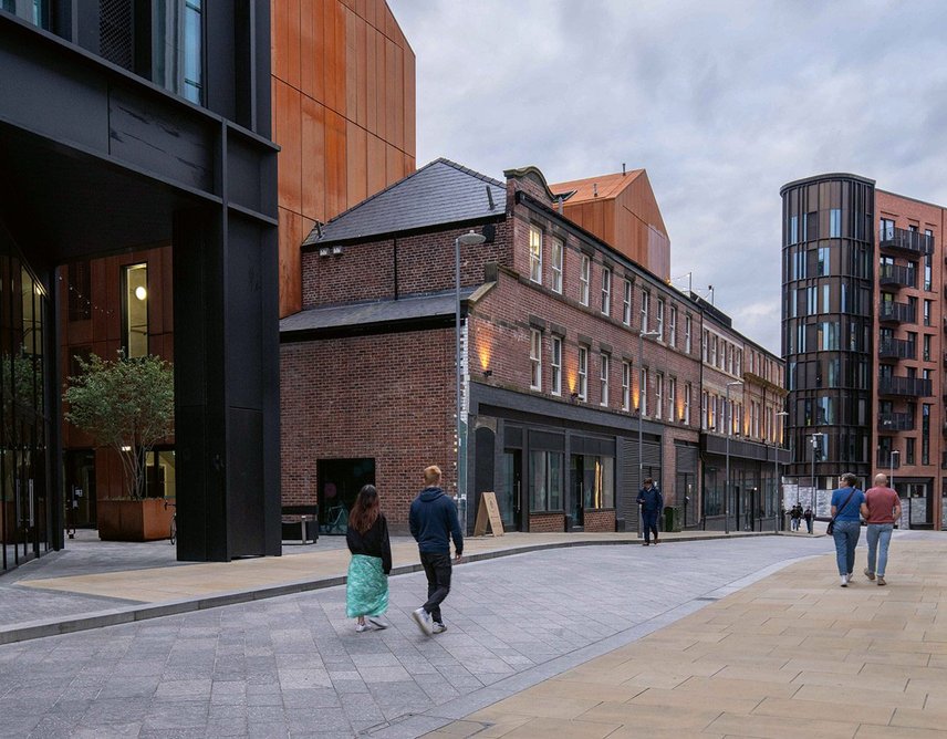Along Wellington Street towards Henry’s Corner the facade has been retained.
