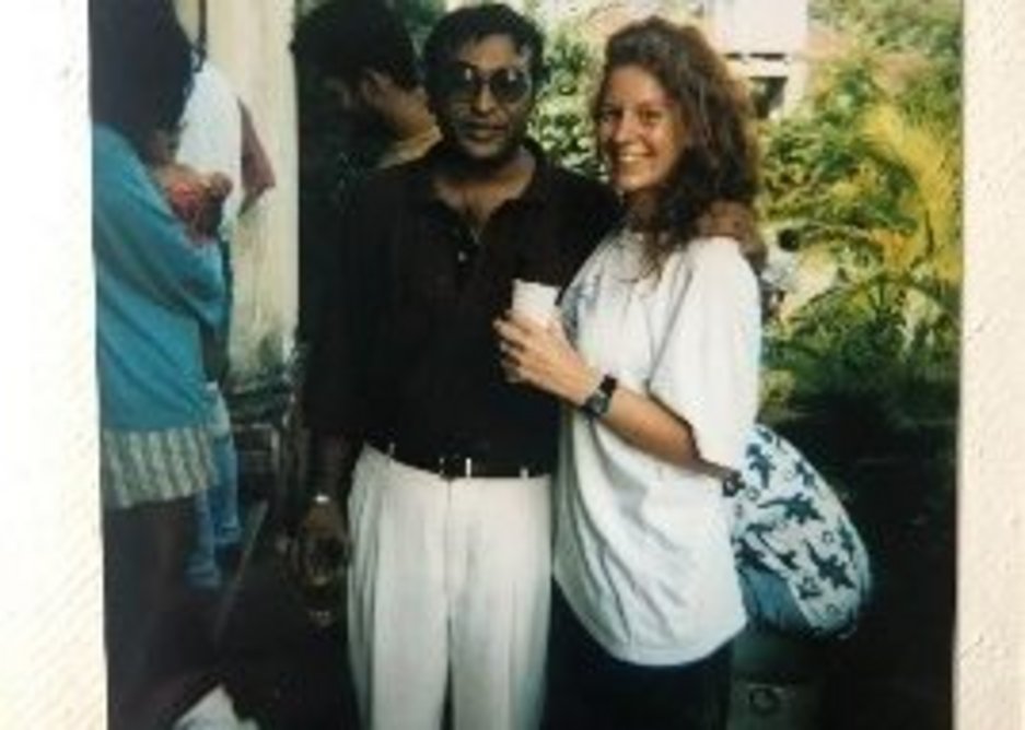 Kate Cheyne working in Sri Lanka after graduating Part 2 at the Bartlett in 1996.