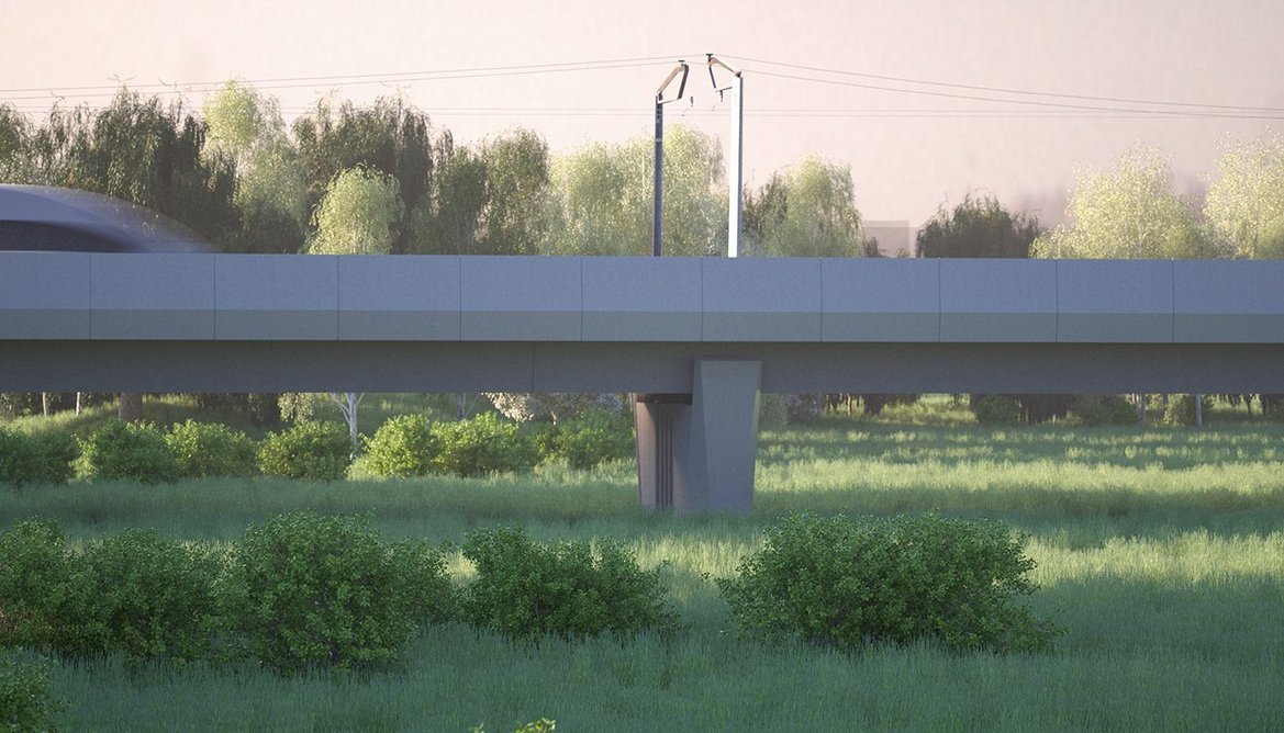 Moxon Architects’ Thame Valley Viaduct visualisation.