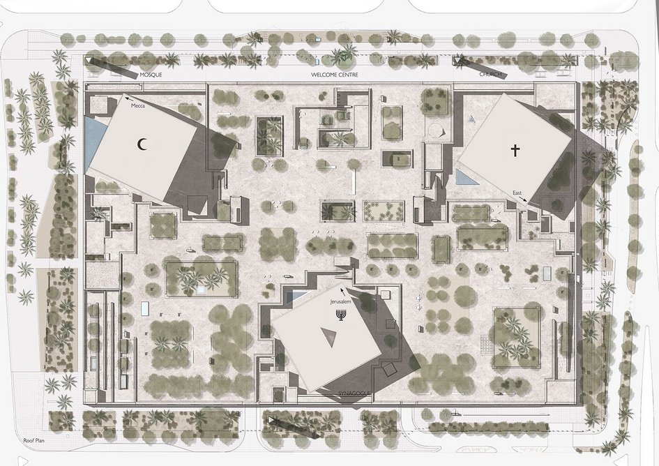 Overall roof plan.