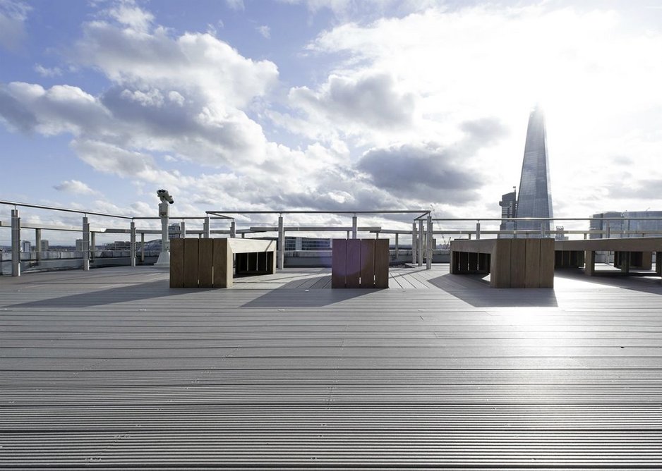 Exhibitor Ecodek manufactures decking from a specifically developed and innovative wood plastic composite - 95 per cent of the raw materials are recycled or sustainably sourced.
