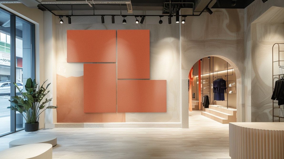 Rectangles: Sonify wall absorbers enhance the acoustic environment in interior spaces.