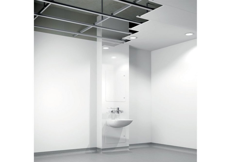 Suspended ceiling fitting