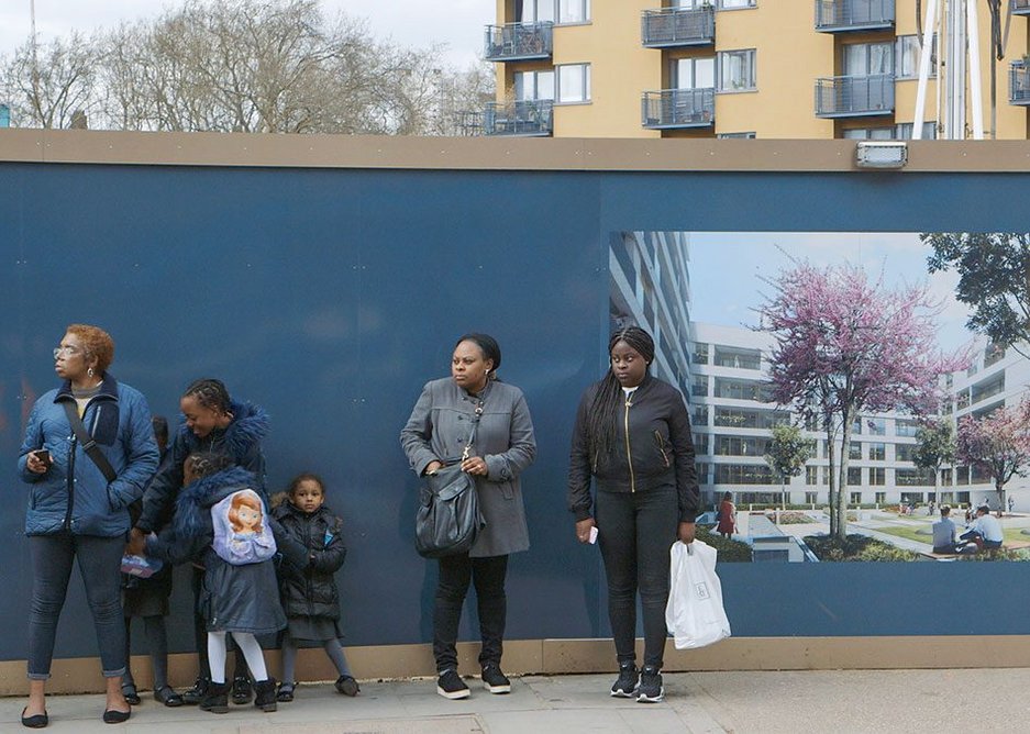 Film still of Hoxton Street from The Street, a film by Zed Nelson. The film has recently been released on DVD and video on demand