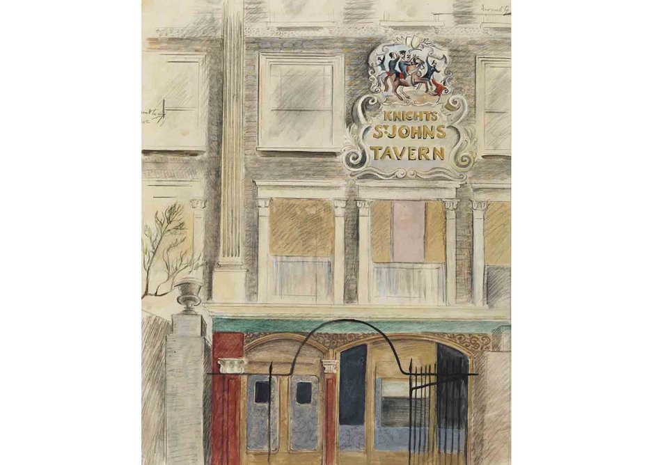Enid Marx, The Knights of St Johns Tavern, Queen's Terrace, St John's Wood, London, c1940. Given by the Pilgrim Trust.