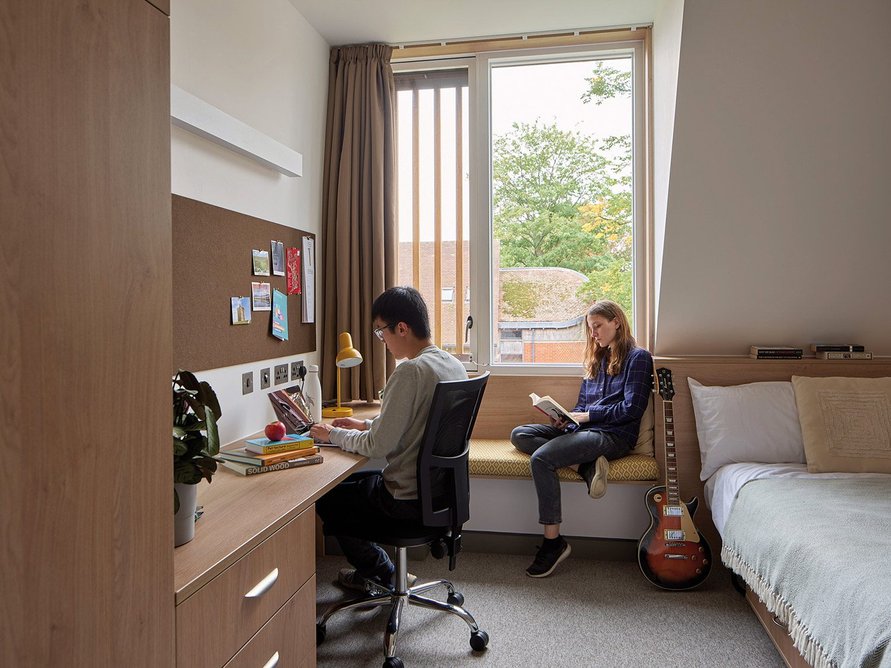 The building offers 72 fully accessible en-suite rooms, two of which have adjoining carer rooms.