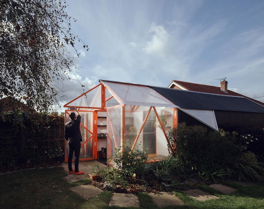 The Orangery, a garden workshop and growing space in Norwich.