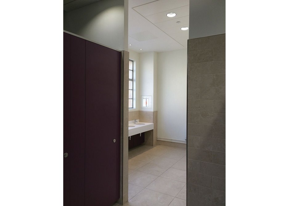 Wilkinson Eyre was keen to reflect Gilbert Scott’s original materials in the Weston Library’s new washrooms.