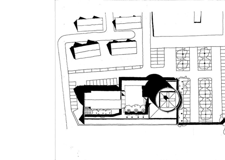 Plan of church.