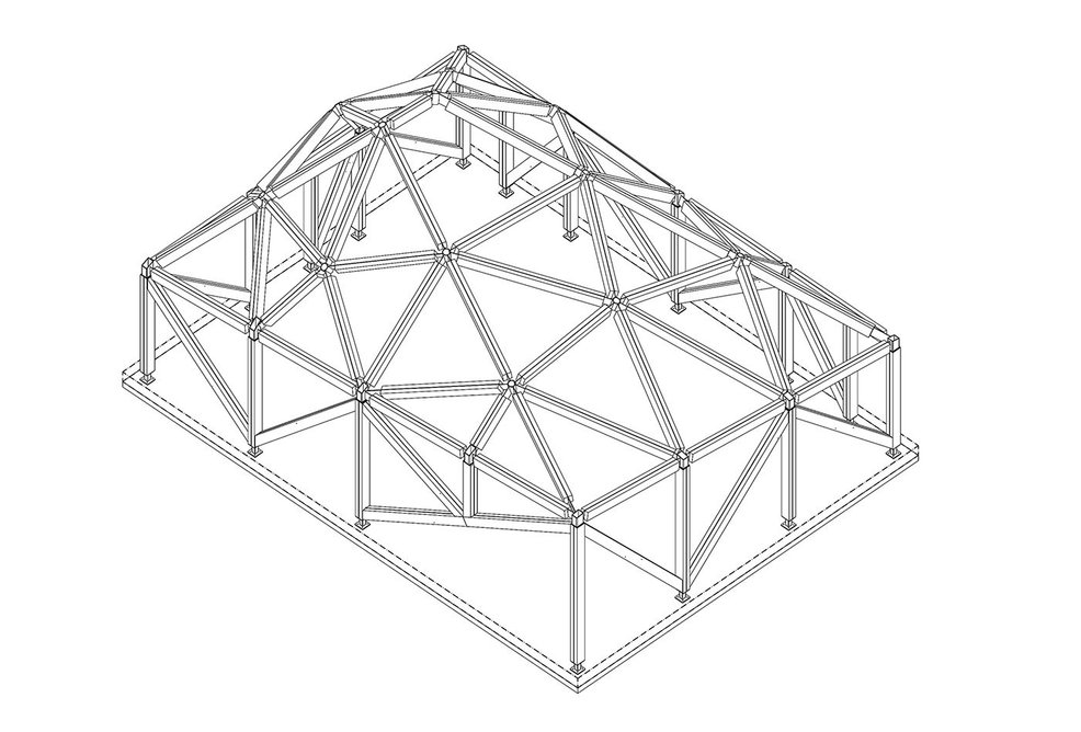 The model for Ucheldre Canolfan Arts Centre in Wales, designed by De Matos Ryan, which will soon be on site.