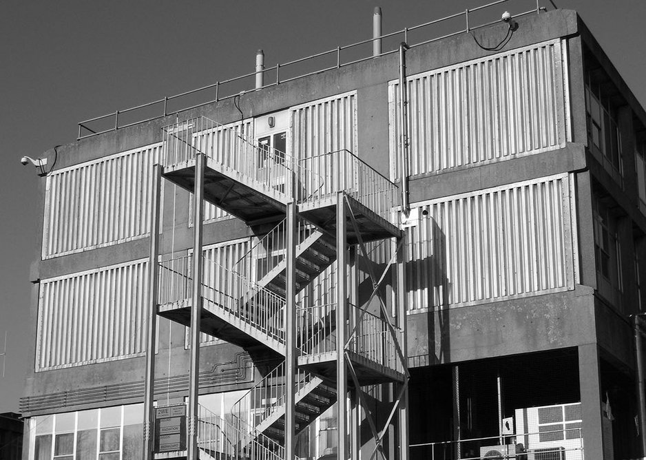 Northwick Park Hospital’s ‘growing’ end invites architectural contingency in its transient stages.