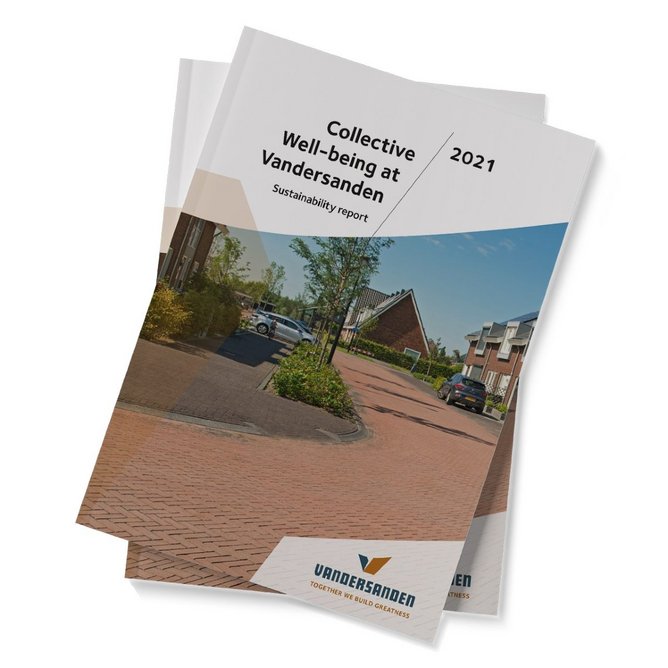 Collective Well-being at Vandersanden Sustainability Report 2021.