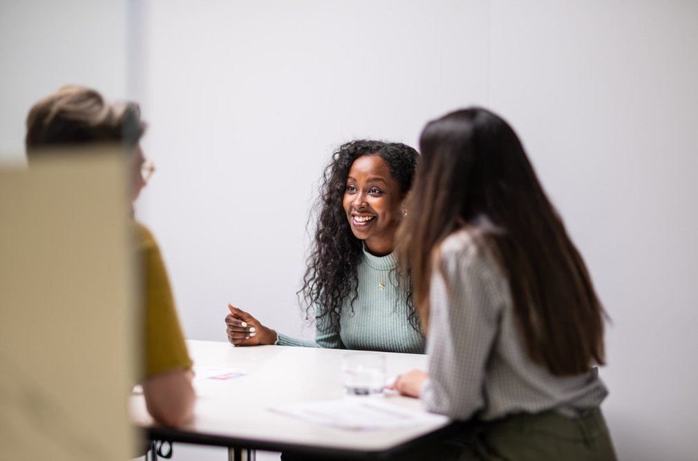 Narrative Practice sessions mentoring collaboration, Wilkinson Eyre London Office.