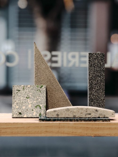 Samples of bio-based materials.