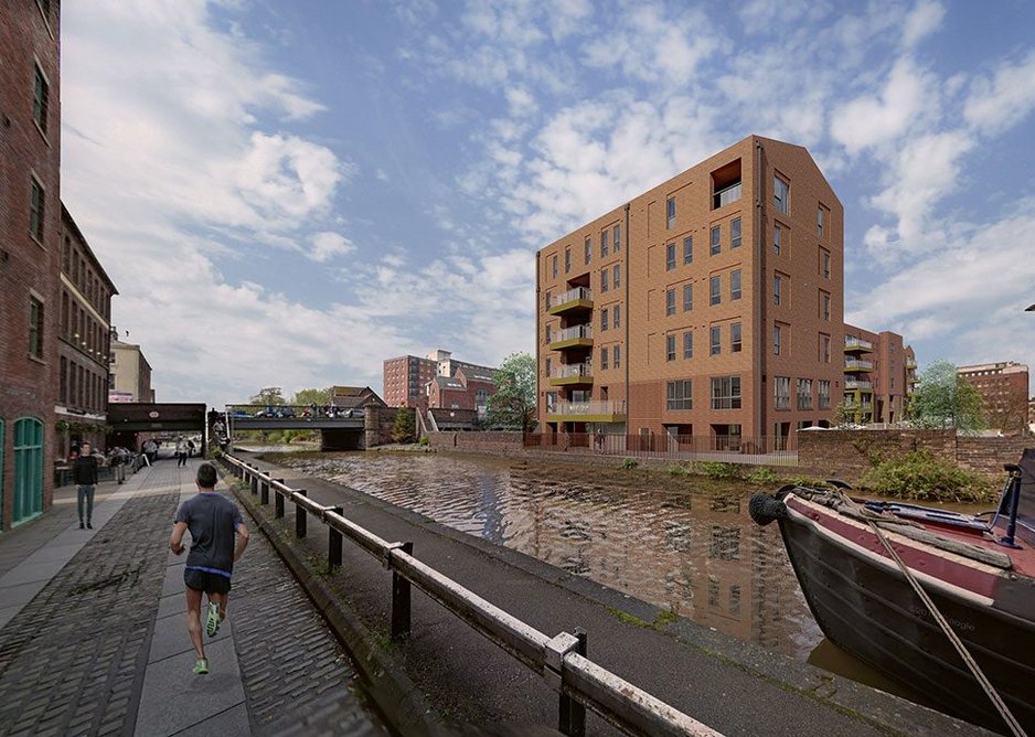 Pozzoni’s £15.7million canalside living proposal for older people in Chester, under construction for assisted living operator Belong.