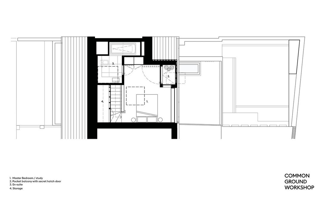 Second floor plan.
