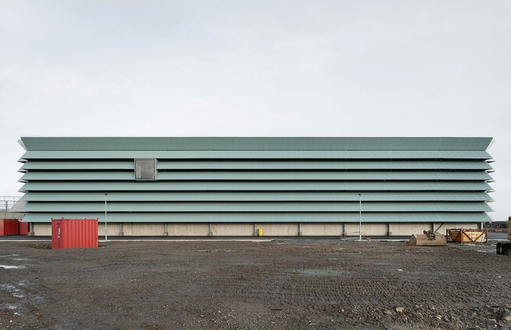 Louvred facades control odour and provide nesting places for birds and bats.