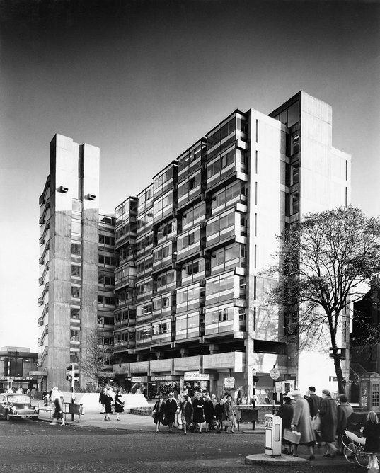 Eros House, Catford, London, completed in 1963