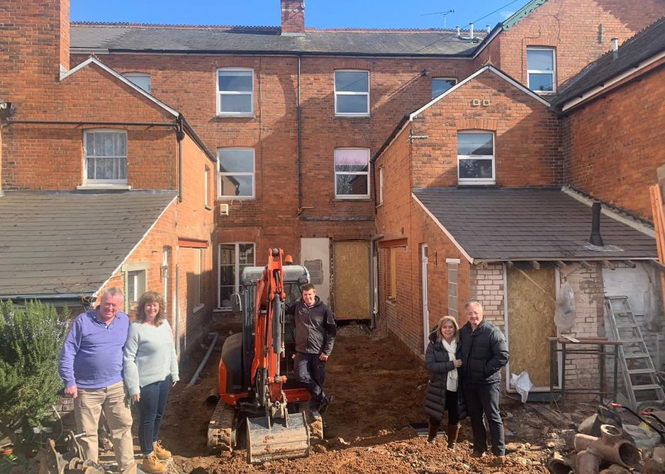 Dandelion Seeds Architects’ designs for neighbouring extensions are now going on site in Taunton.