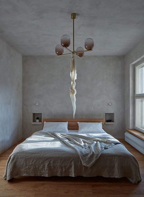 Concrete minimalism runs throughout, not least in the stark bedrooms.