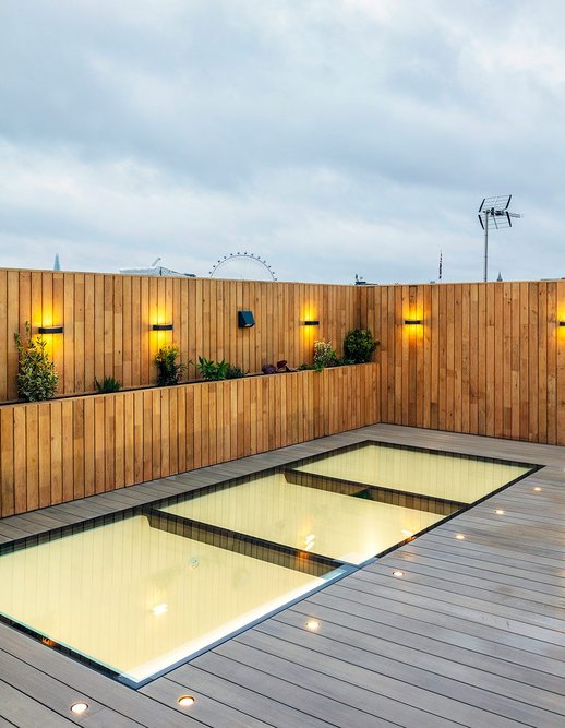 The Flushglaze Fixed Multipart Walk-on Rooflight can be used for a variety of applications, from commercial to residential and public buildings.