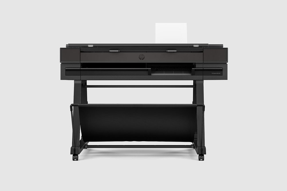 HP DesignJet T850. Print multi-size jobs using the integrated input tray, without manually changing from sheets to roll.
