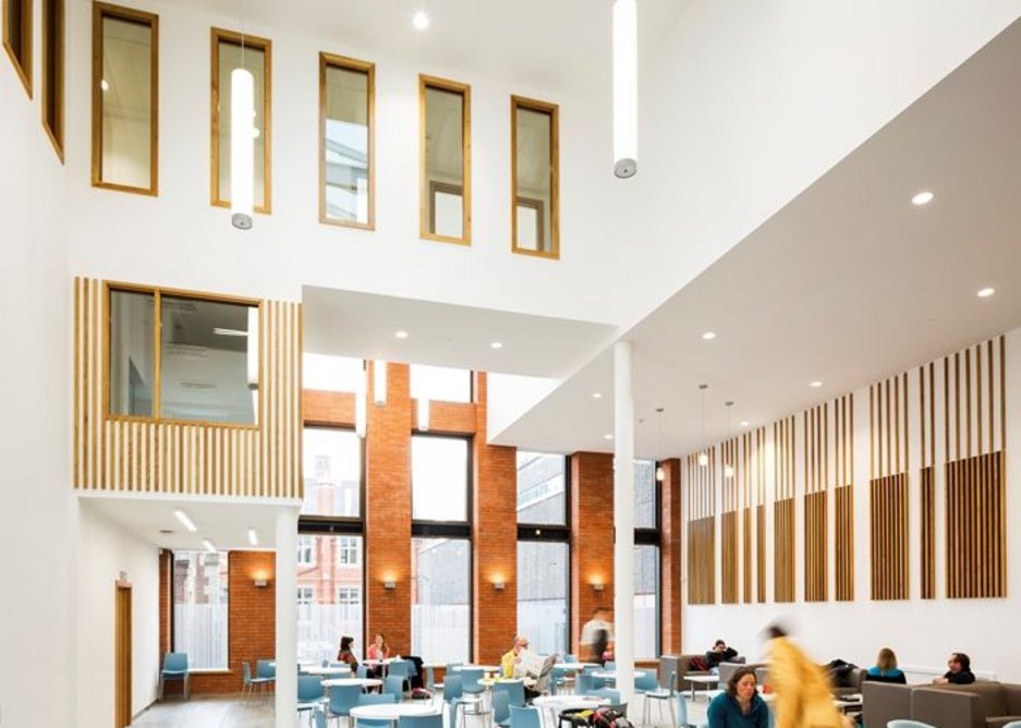 Main Site Tower and Peter Froggatt Centre, Queens University Belfast, Belfast.