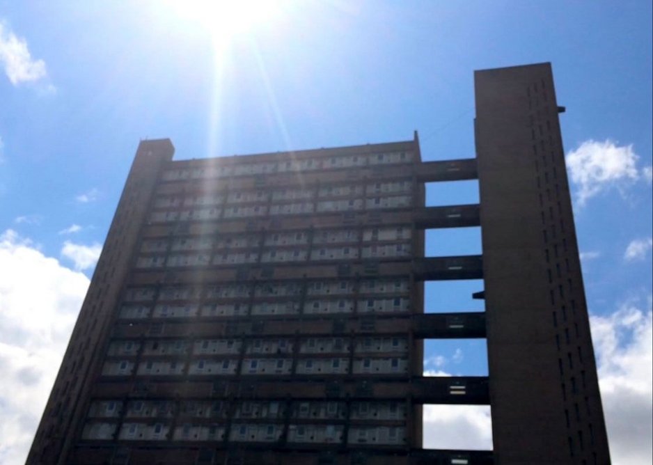 Rab Harling, still from Inversion/Reflection: What Does Balfron Tower Mean To You?, 2014.