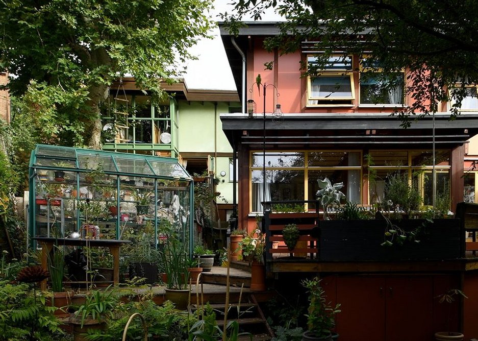 Still from the Open House film by Jim Stephenson on the Walter’s Way self-build houses, Lewisham.