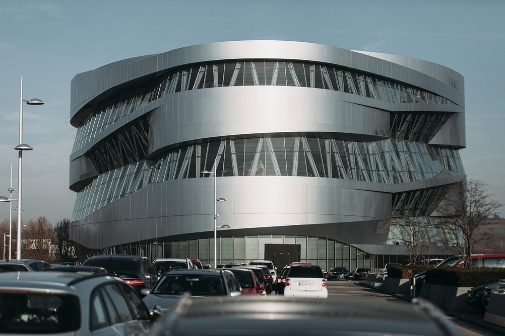 Mercedes-Benz Museum in Stuttgart.