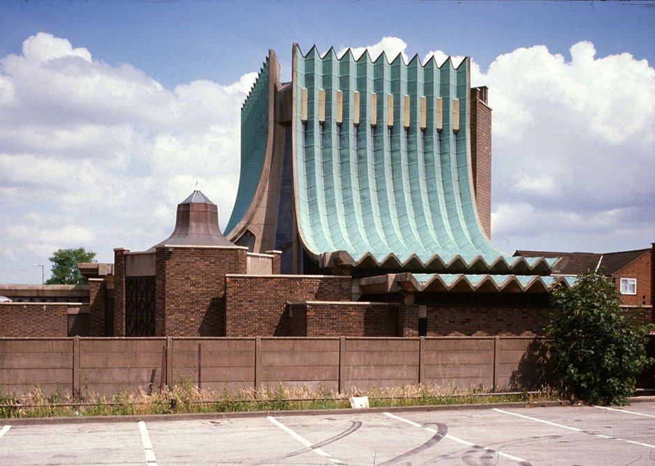 Scott's church at Birmingham Tile-Cross-Our Lady Help of Christians, 1966-67.