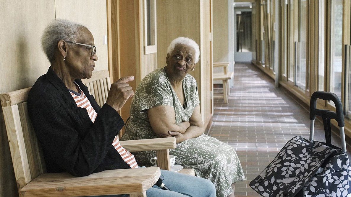 Residents at Appleby Blue almshouse, photographed by Philipp Ebeling.