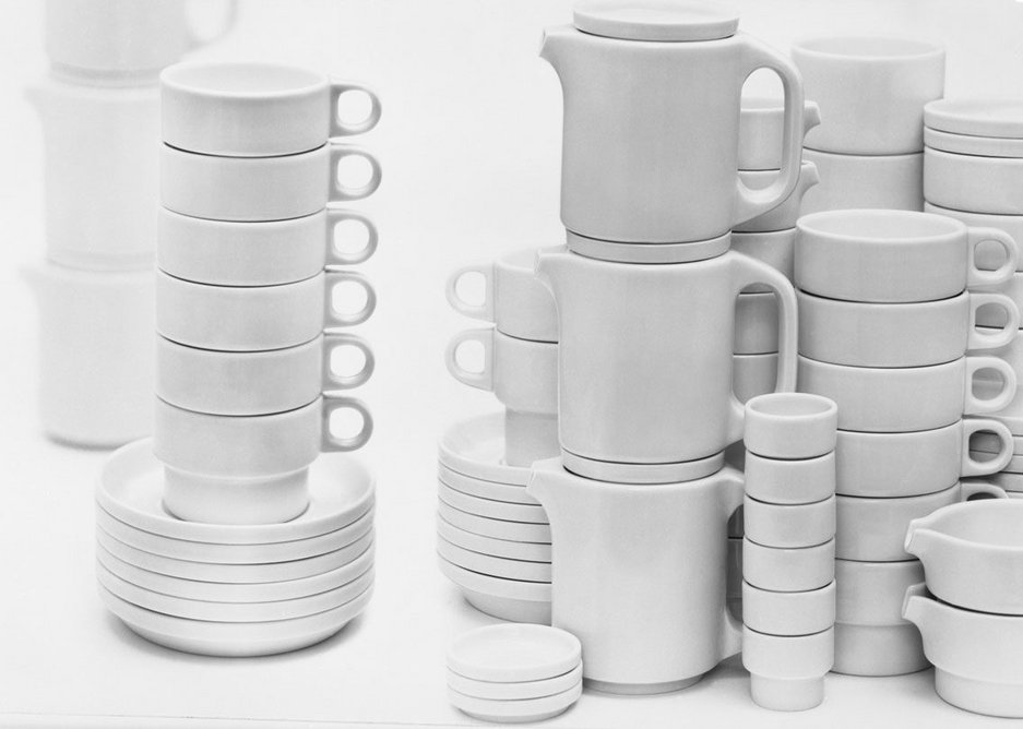 TC 100 stackable hotel tableware designed by Hans (Nick) Roericht (1958/59).