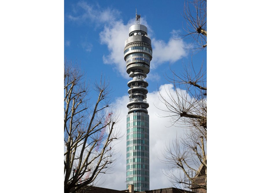 1964 Eric Bedford and G R Yeats, BT Tower, London.