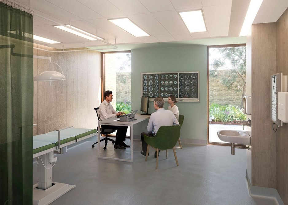 At Hawkins\ Brown’s Central Surgery in Sawbridgeworth, face to face consultation has been augmented with telephony suites.