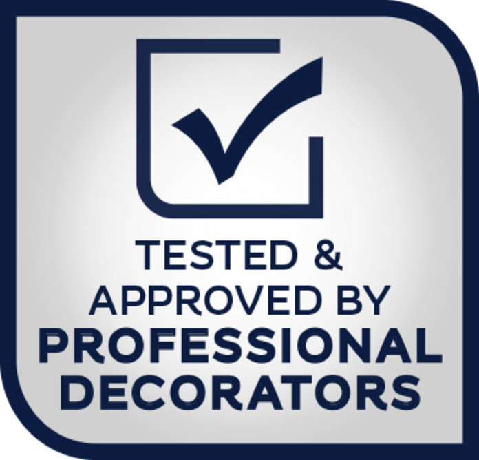 Dulux Trade Diamond Matt's ‘Tested and Approved by Professional Decorators’ seal of approval: ongoing, rigorous, three-stage testing.