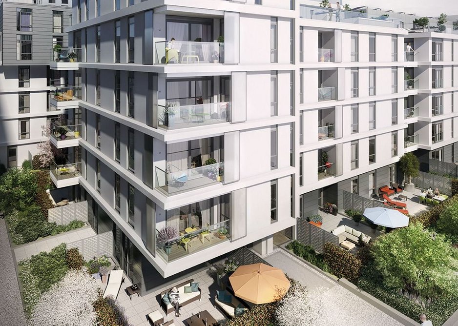 Properties at Nine Elms Point in south-west London range from studio apartments to penthouse suites.