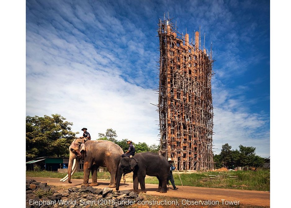 Bangkok Project Studio, Elephant World (rendering), Surin Province, Thailand.