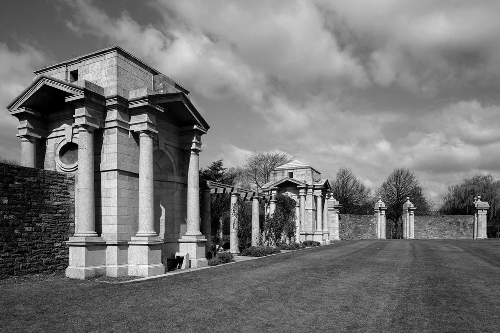 Great War Memorial in Dublin, designed by Edwin Lutyens, 1939.