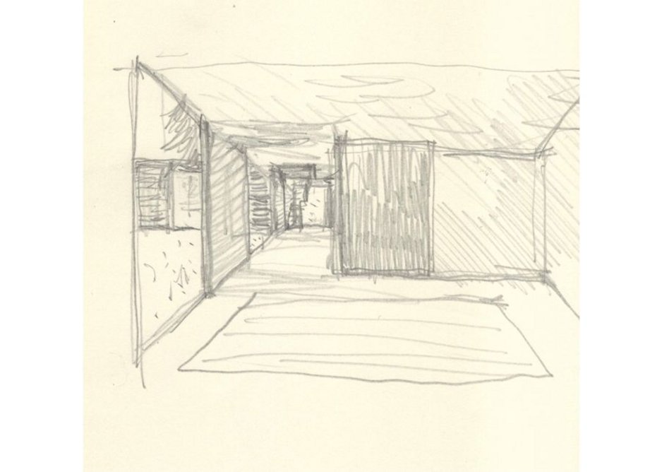 Drawing of Maggie's, SE Wales by Dow Jones Architects.