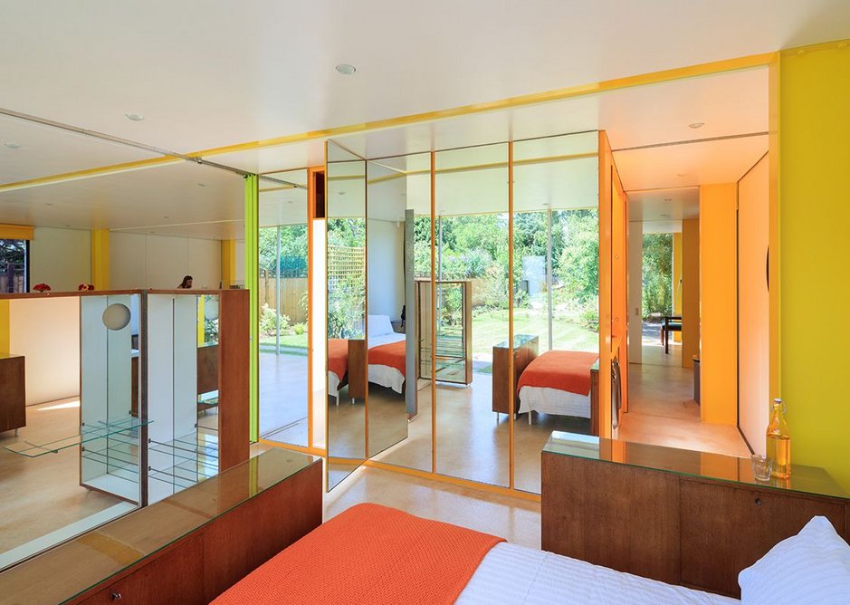 Richard Rogers’s Wimbledon House. The restored house with furniture by Ernesto Rogers. Photograph by Iwan Baan.