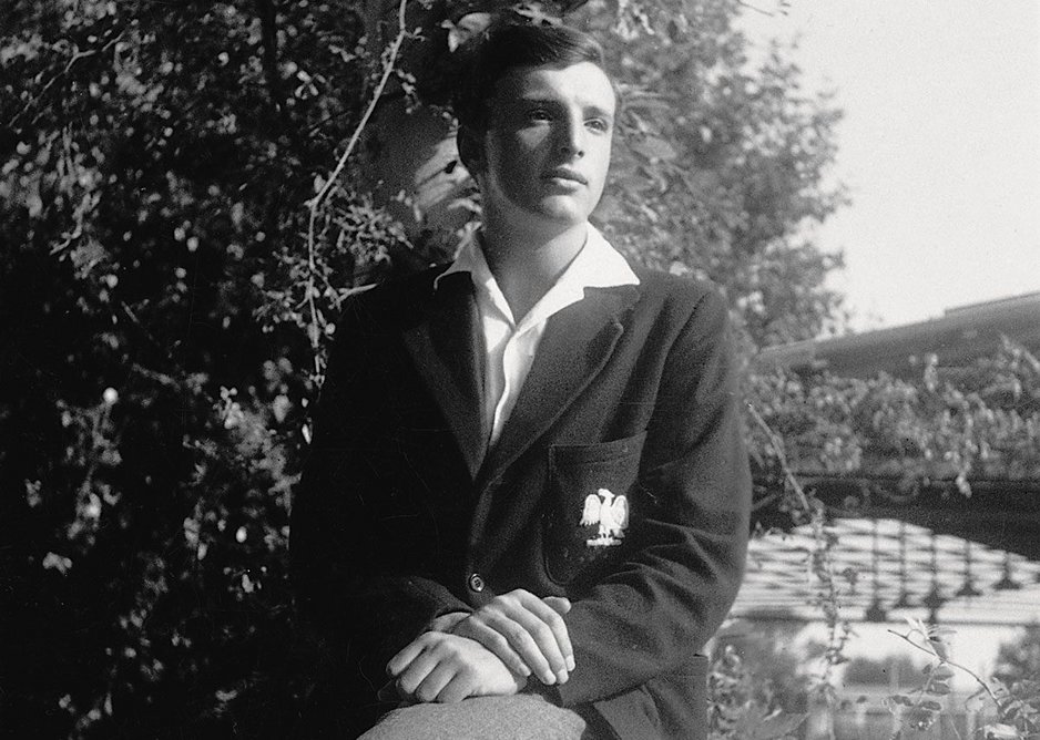 Richard Rogers as a schoolboy at St John's School.