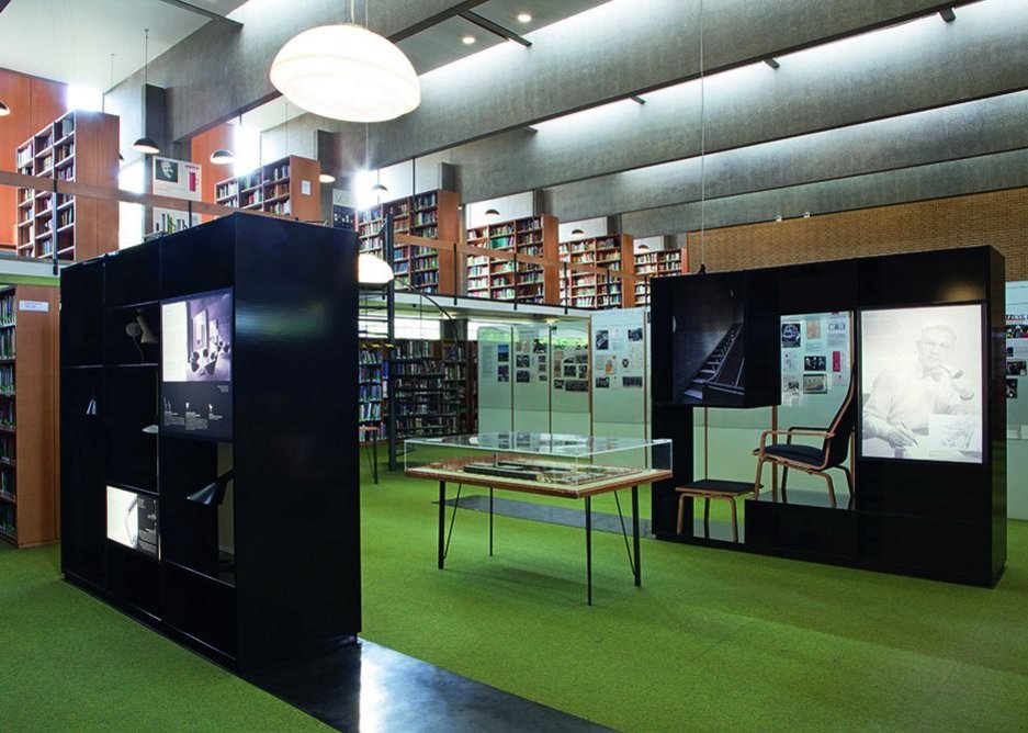 The exhibition in place at St Catherine’s College library