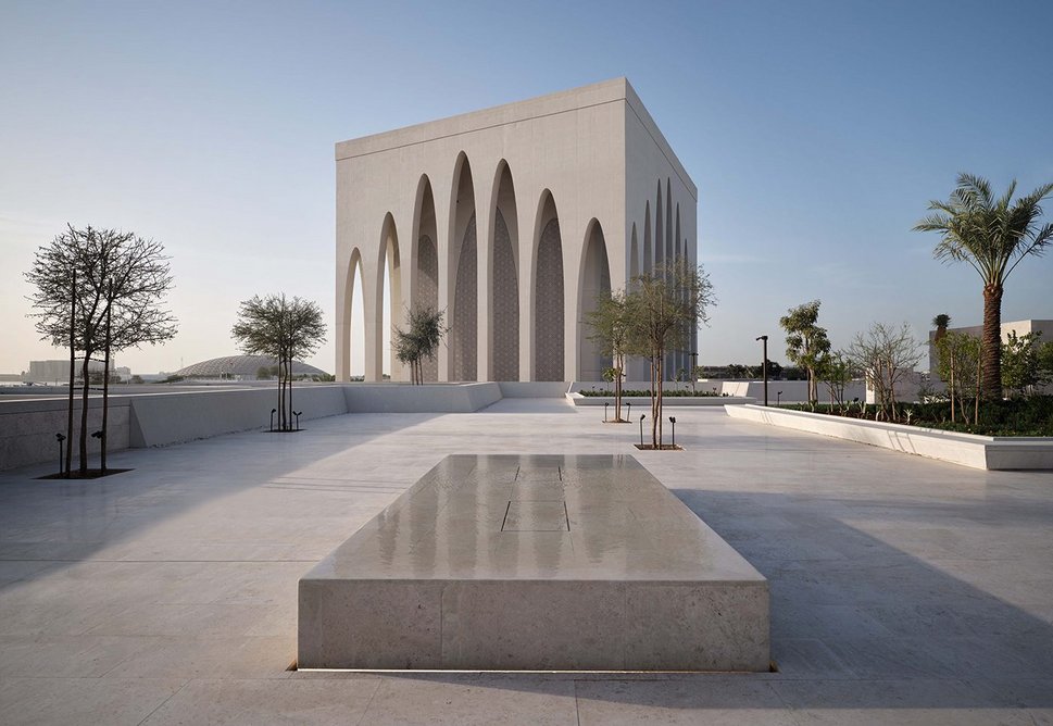 Exterior view of the mosque.