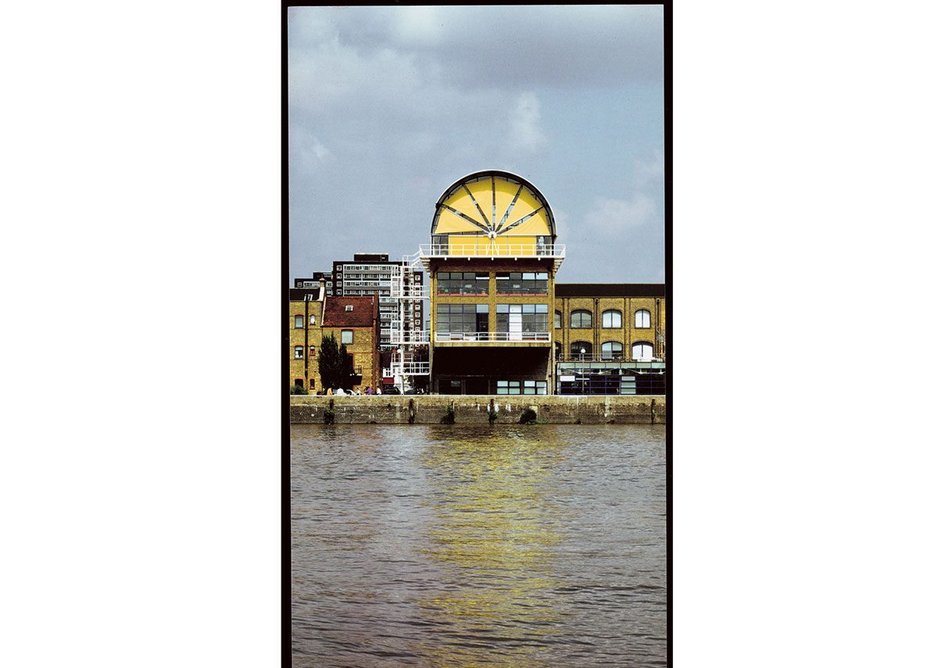 The Richard Rogers Partnership offices at Thames Wharf, where Ruth Rogers created the River Café and which was occupied by the practice until its move to the Leadenhall Building .