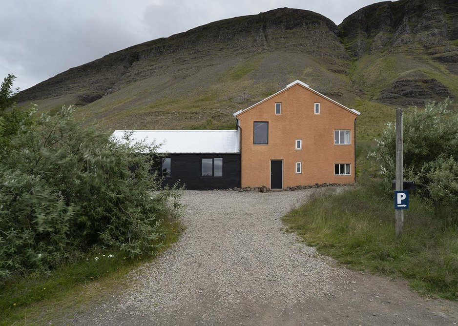 The 1930s house with its modernist elements has been retained.