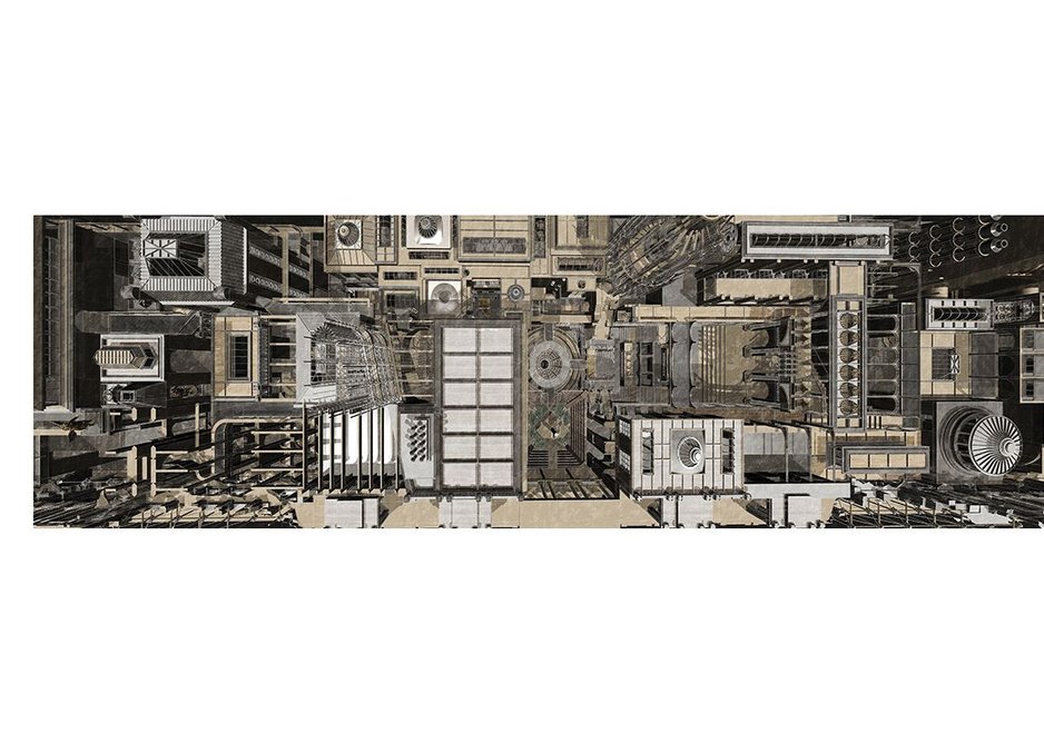 Extracting and projecting Soane's spaces by Allan Chong.